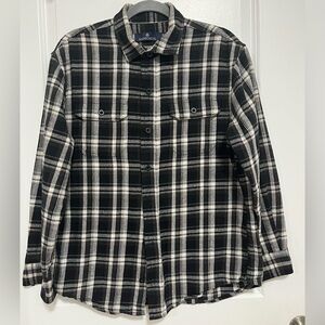 Rainforest Plaid Flannel Shirt – Size M